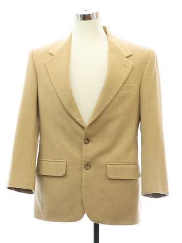 1980's Bill Blass Mens Bill Blass Camelhair Blazer