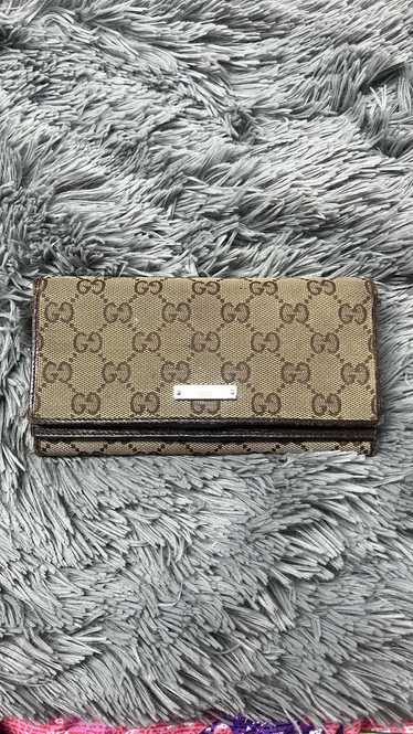 Gucci Vintage Gucci Monogrammed Canvas Wallet for 