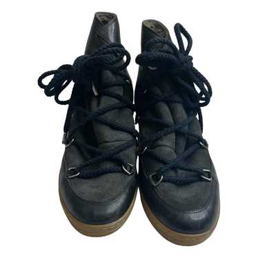 Isabel Marant Nowles leather lace up boots