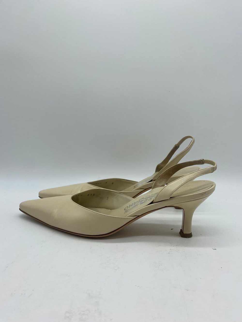 Salvatore Ferragamo White Pump Heel Women 8 - image 2