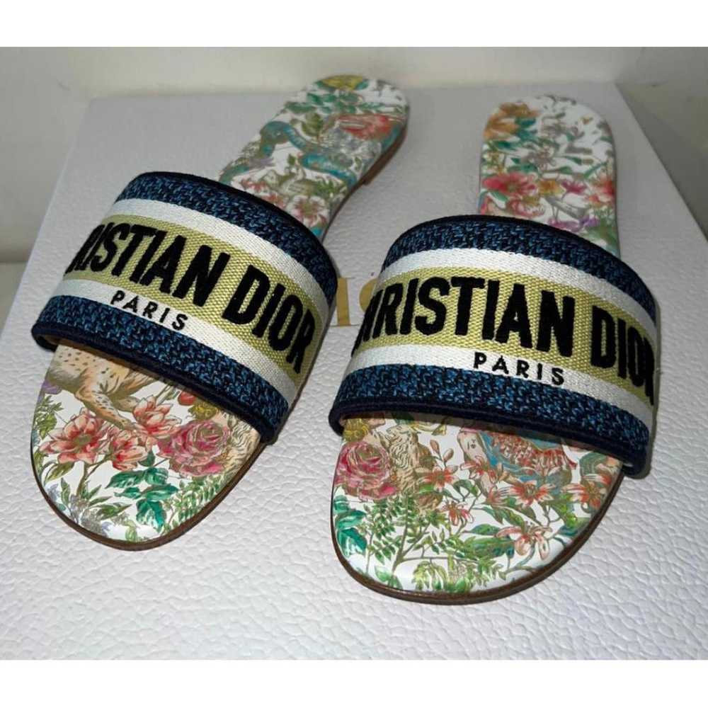 Dior Dway cloth mules - image 2