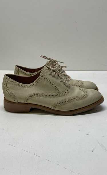 Cole Haan Suede Wingtip Oxford Loafers Beige 6