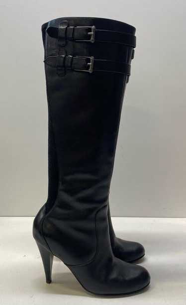 Cole Haan Leather Knee High Boots Black 6.5