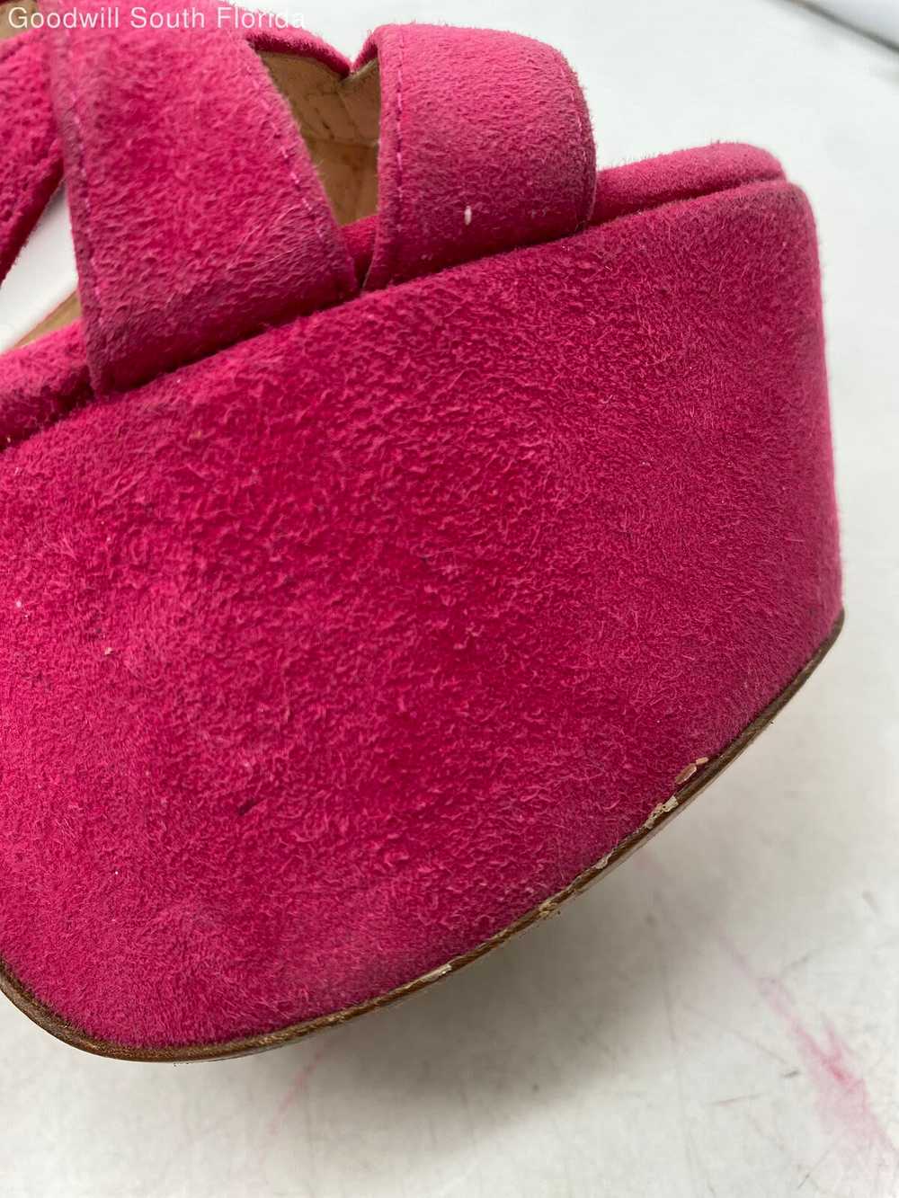 Authentic Prada Womens Fuchsia Pink Gladiator Hig… - image 8