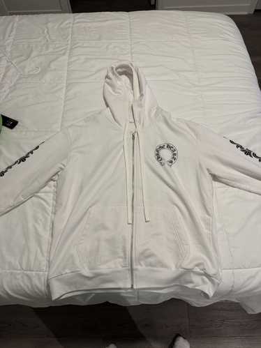 Chrome Hearts Chrome Hearts Horseshoe White Hoodie