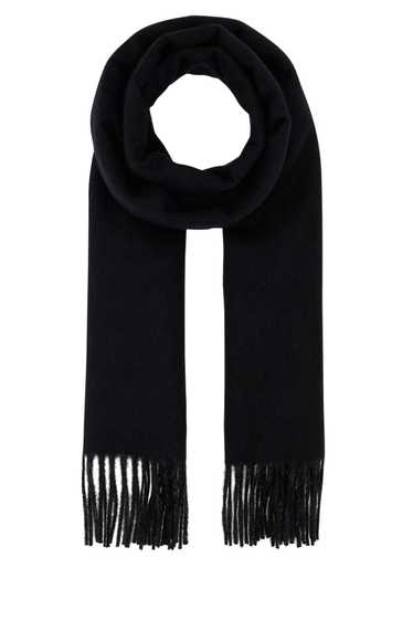 Burberry Black Cashmere Reversible Scarf