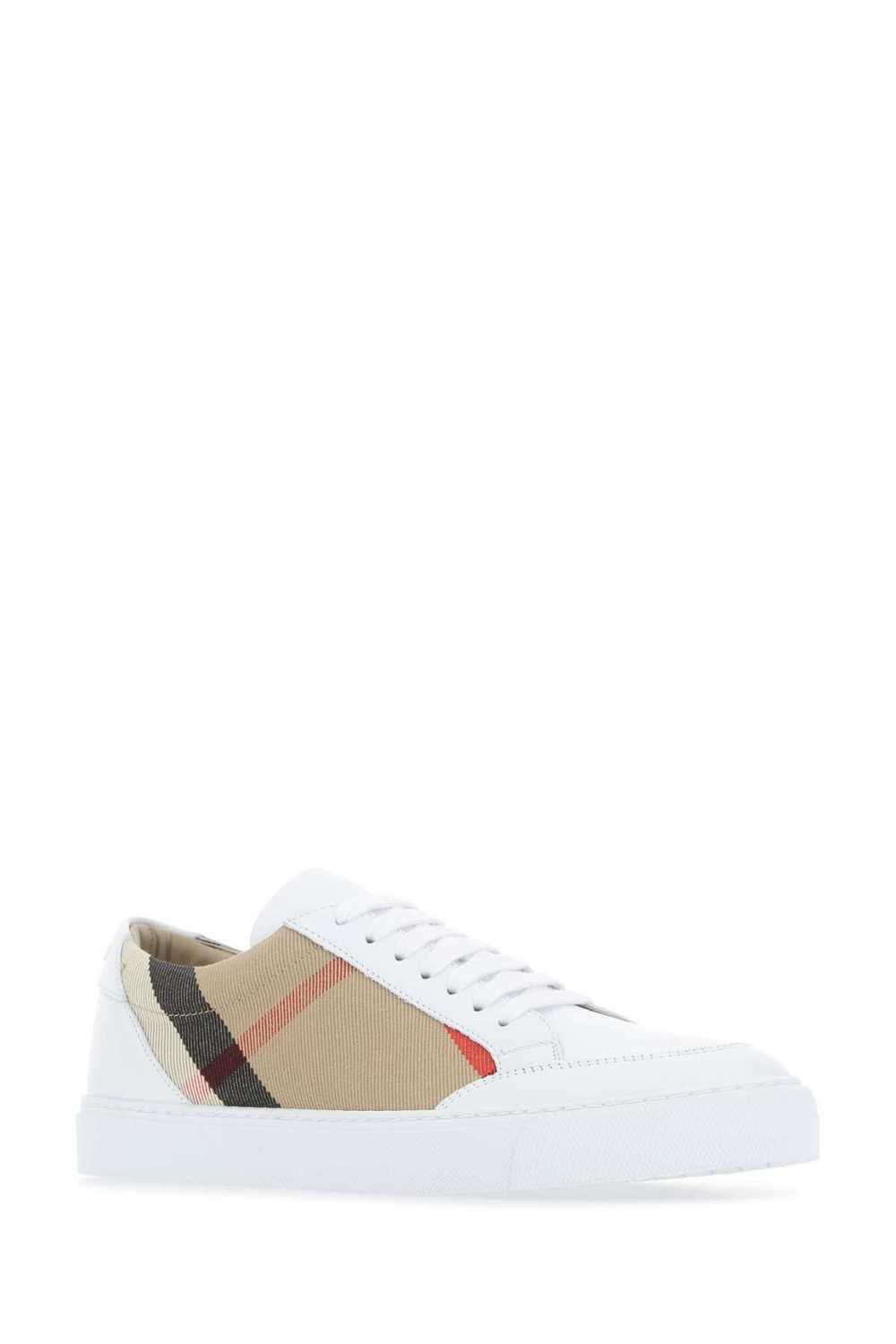 Burberry Multicolor Leather And Fabric Sneakers - image 2