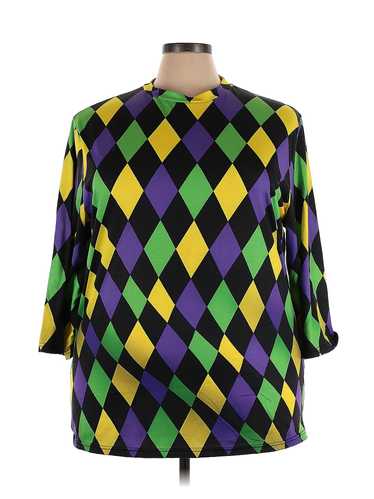 Unbranded Women Purple Long Sleeve T-Shirt 3X Plus