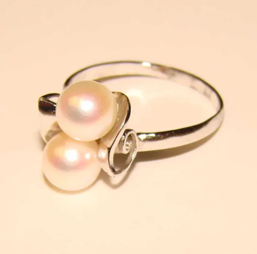 Fabulous Quality STERLING Cultured Pearls Vintage… - image 2