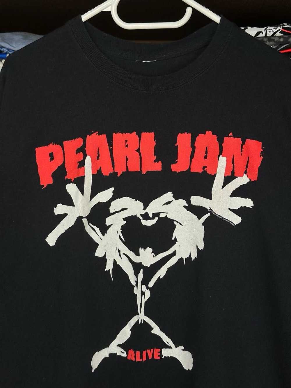 Band Tees × Rock T Shirt × Vintage Vintage Pearl … - image 5