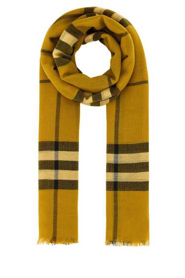 Burberry Embroidered Wool Foulard