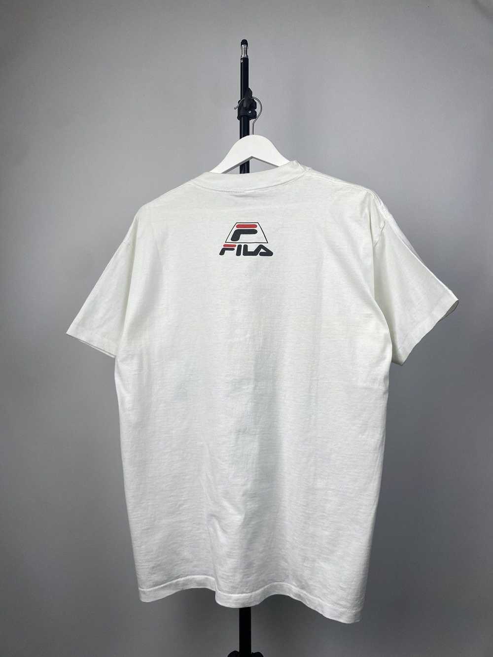 Fila × Made In Usa × Vintage 90S Big Logo FILA Si… - image 12