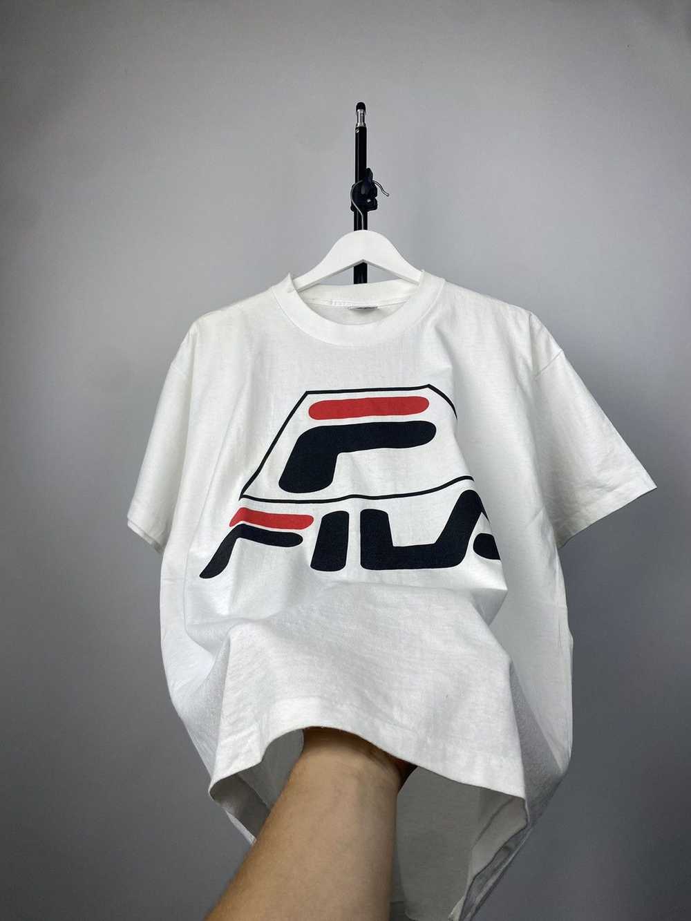 Fila × Made In Usa × Vintage 90S Big Logo FILA Si… - image 4