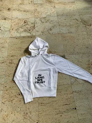 Helmut Lang Standard Hoodie “In Lang We Trust”