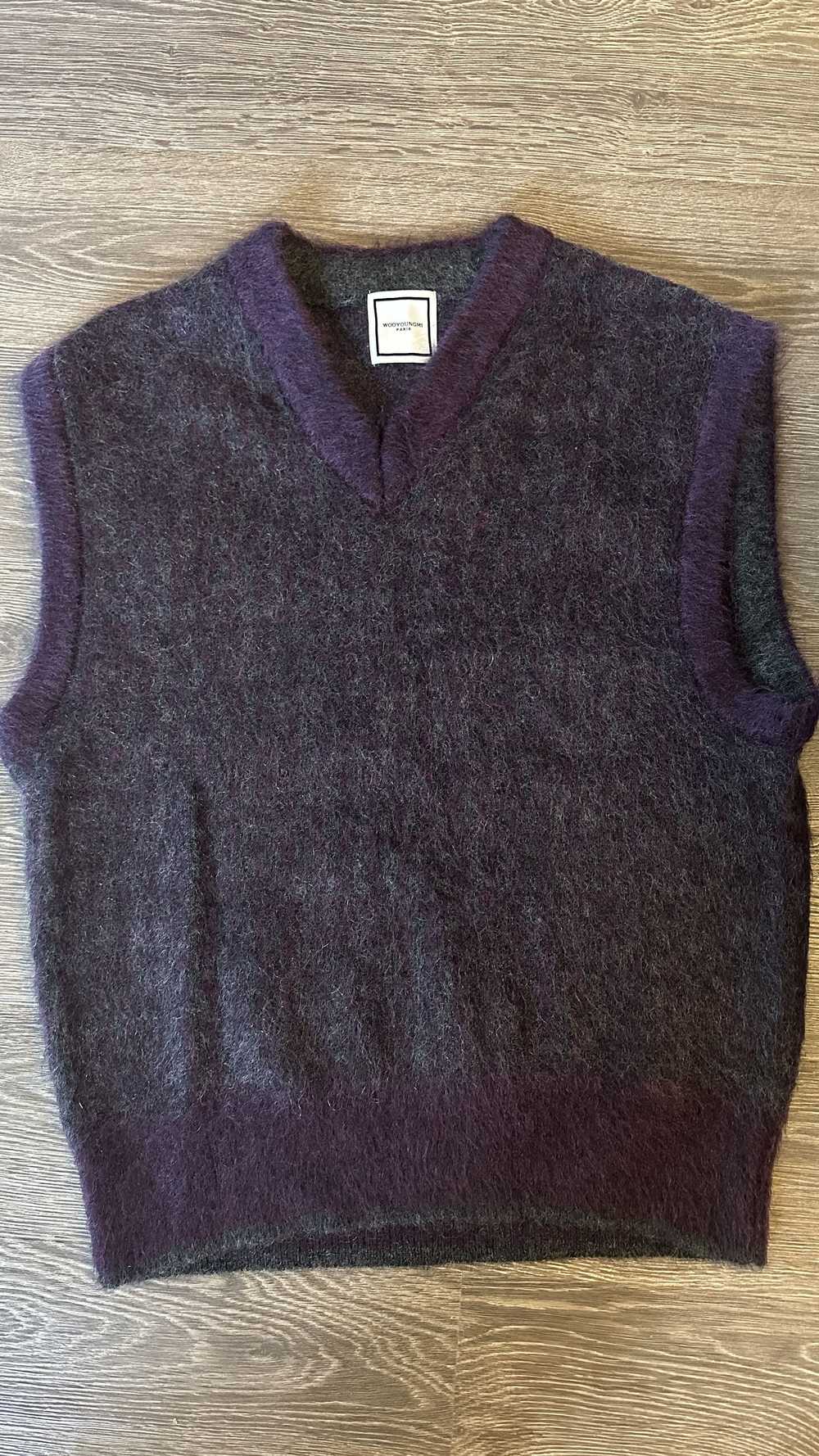Wooyoungmi Wooyoungmi Mohair V-Neck Vest - image 1