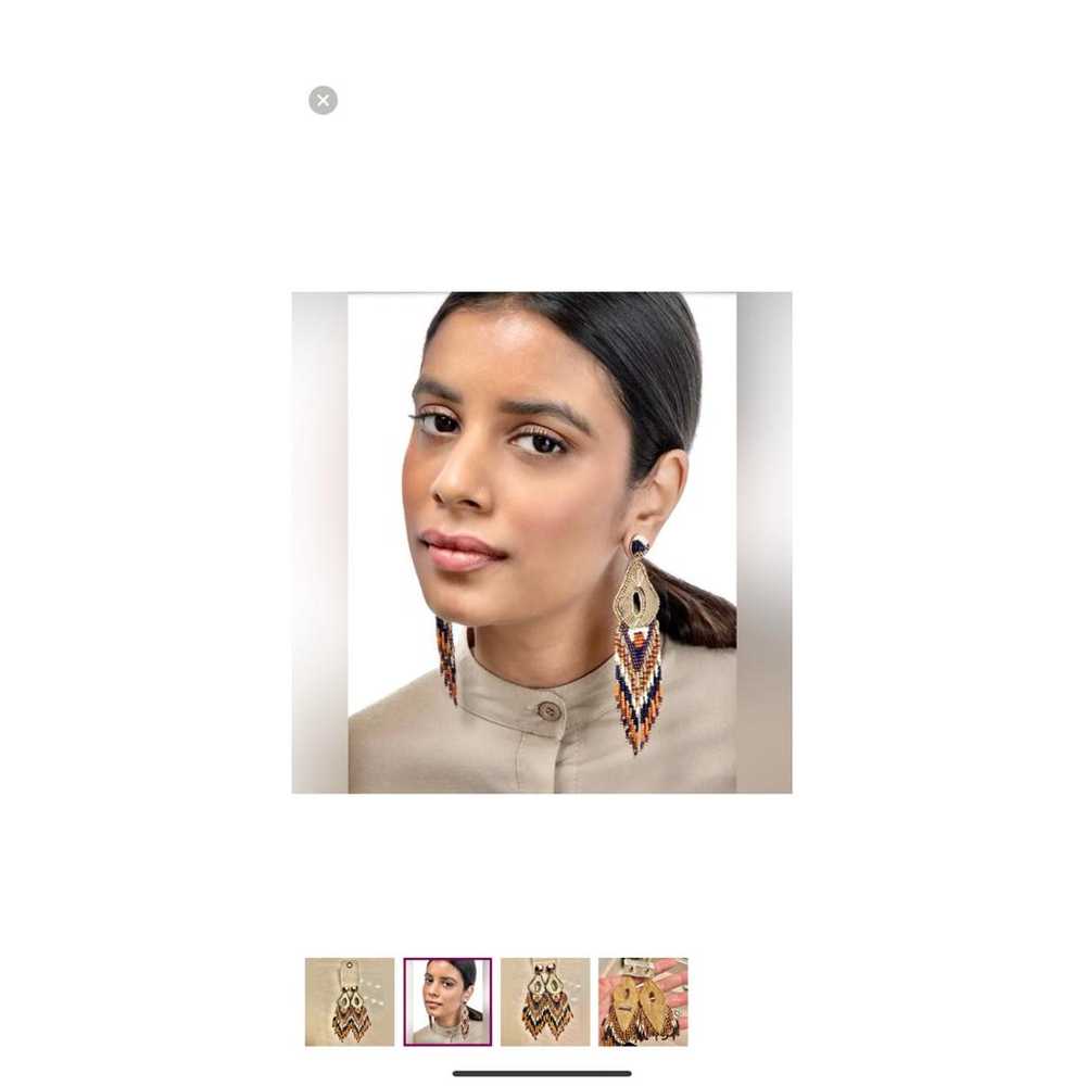 Anthropologie Leather earrings - image 2