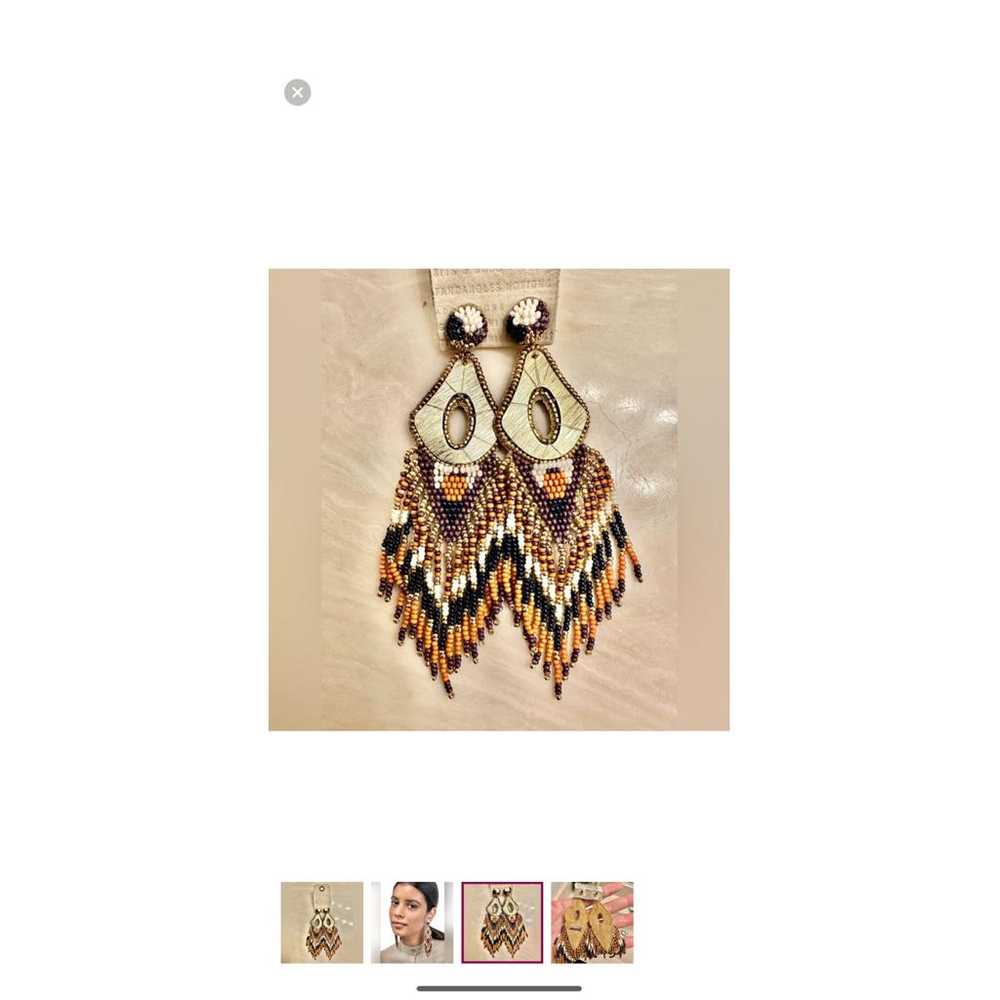 Anthropologie Leather earrings - image 3