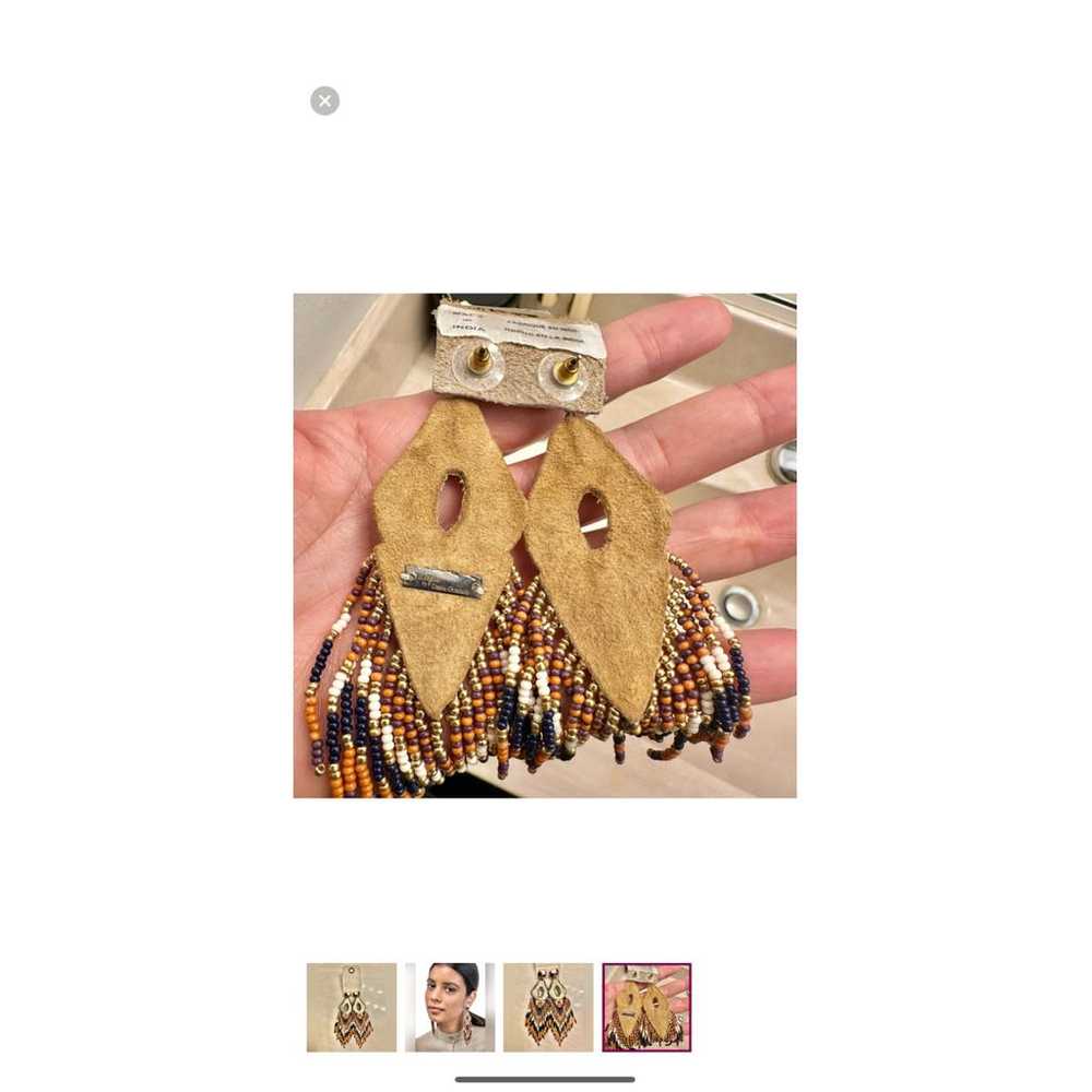 Anthropologie Leather earrings - image 4