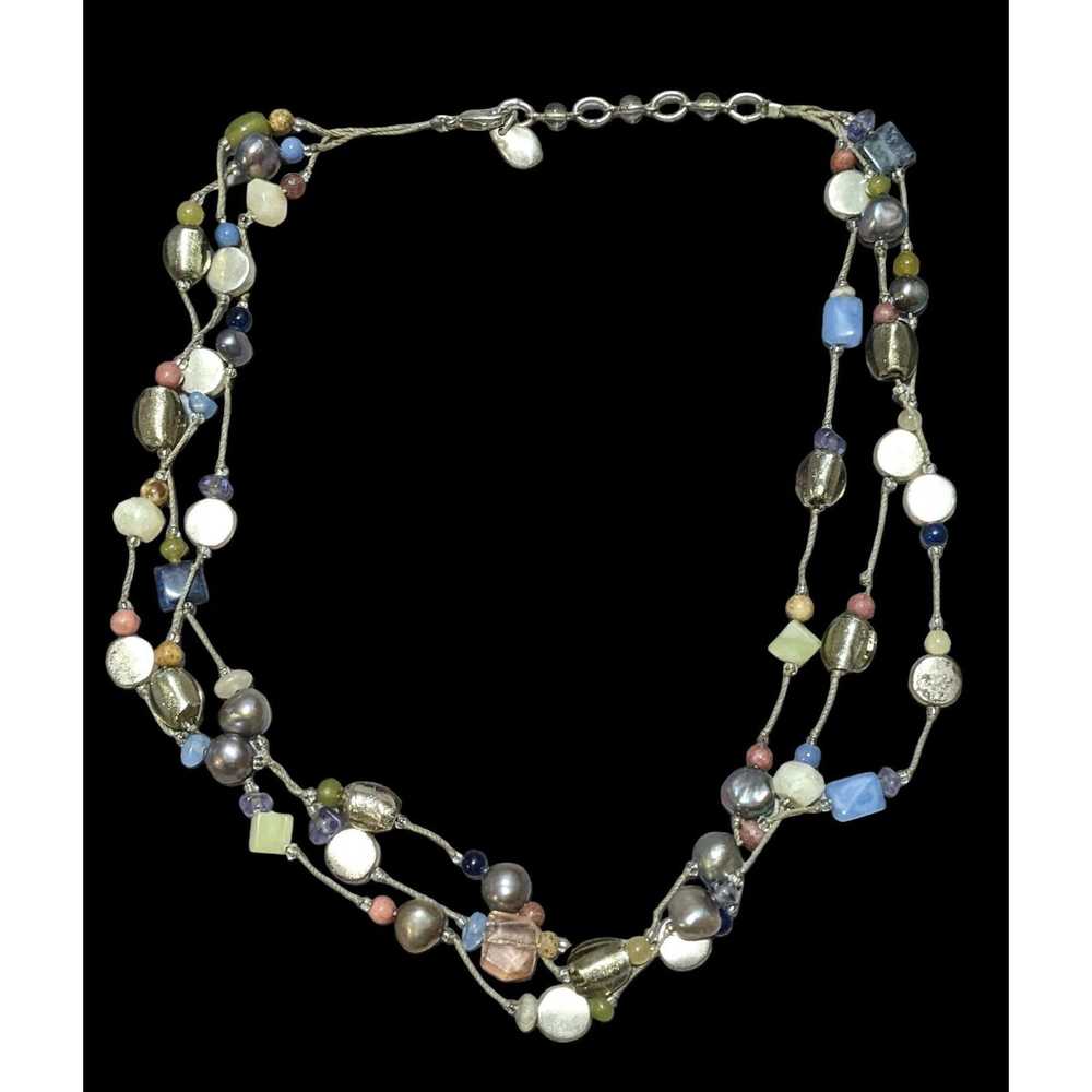 Other Bohemian Beaded Multilayer Necklace - image 1