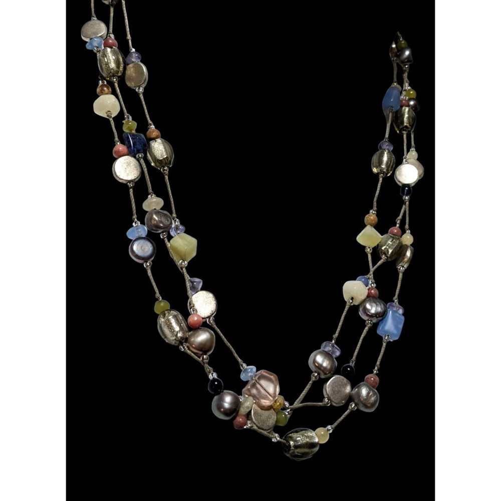 Other Bohemian Beaded Multilayer Necklace - image 3