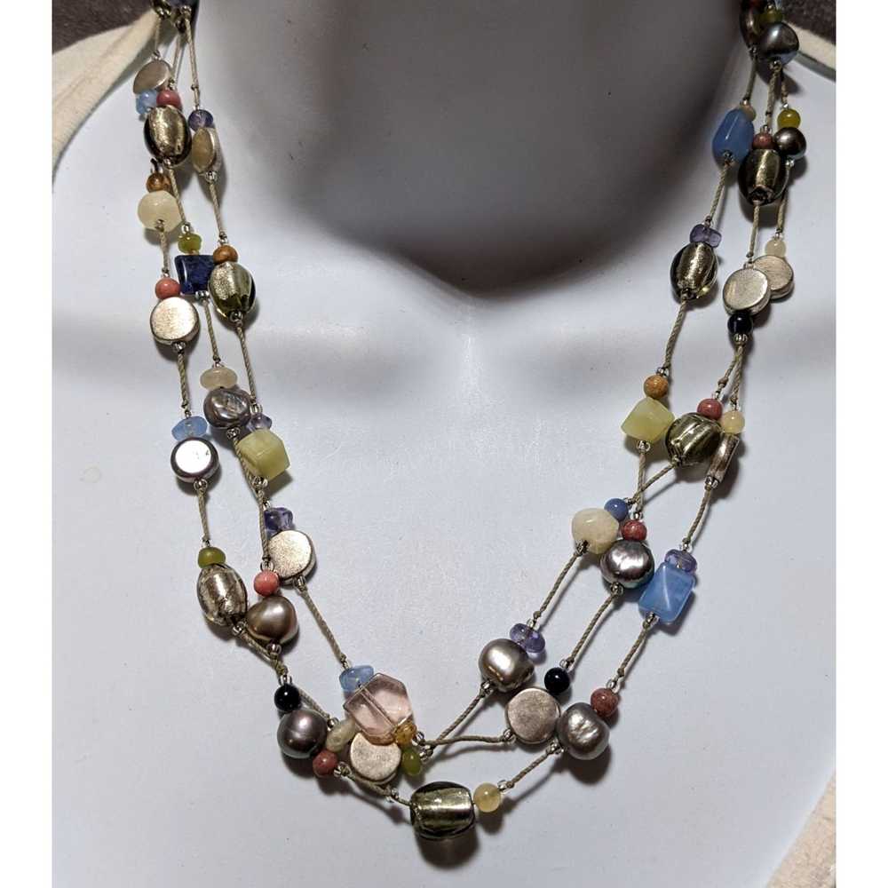 Other Bohemian Beaded Multilayer Necklace - image 5