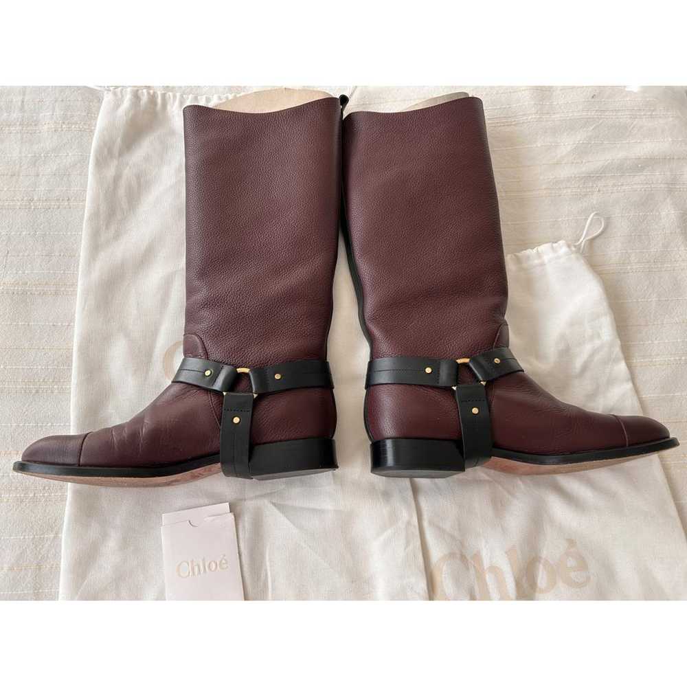 Chloé Leather riding boots - image 5