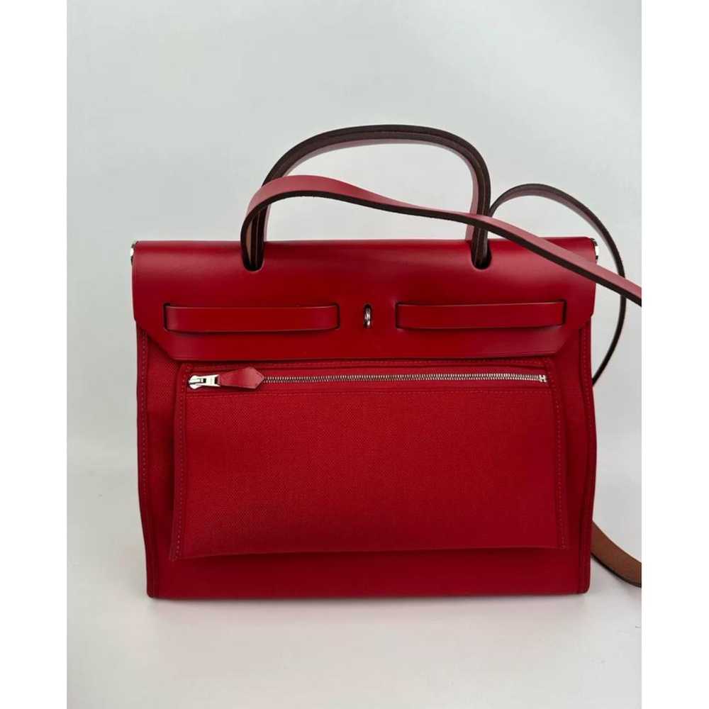Hermès Herbag cloth handbag - image 2