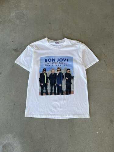 Band Tees × Bon Jovi × Vintage Vintage 2001 Bon Jo