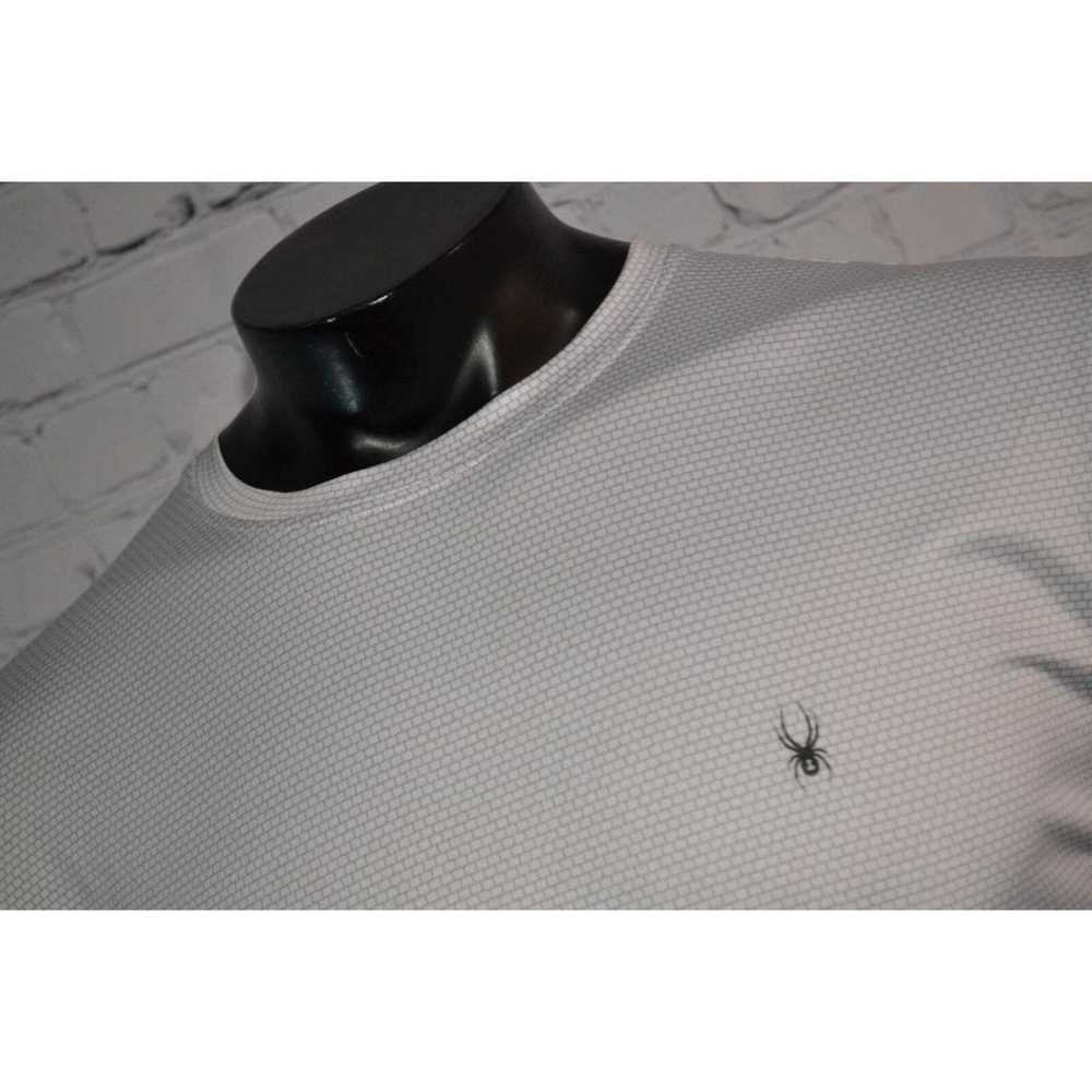 Spyder Spyder Rash Guard Athletic Shirt White Gra… - image 2
