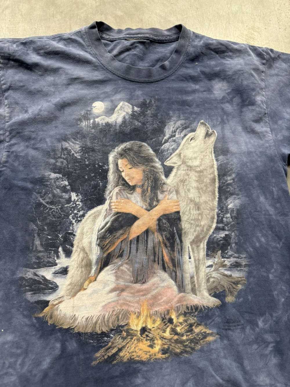 Vintage Vintage The Mountain Wolf Lady Nature Ani… - image 2