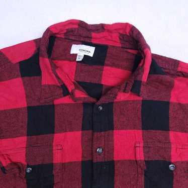 Sonoma Sonoma Buffalo Check Flannel Shirt Mens Siz