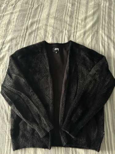 Stussy Stussy Black Mohair Cardigan