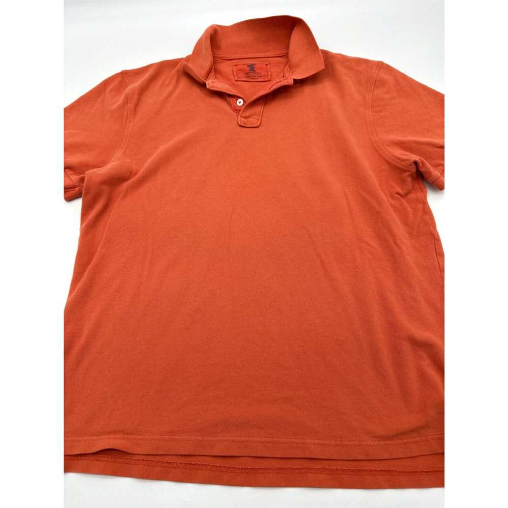 J.Crew J. Crew Polo Shirt Men X-Large Orange Soli… - image 1