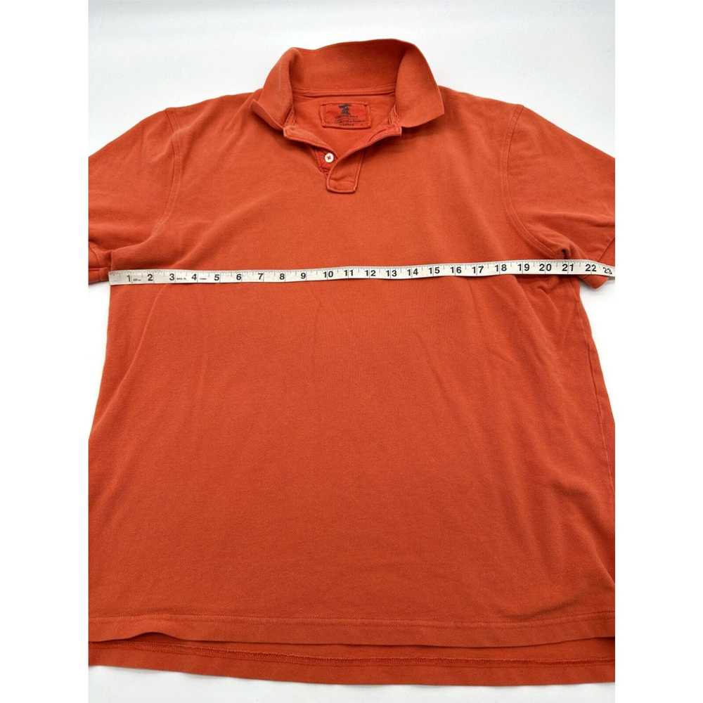 J.Crew J. Crew Polo Shirt Men X-Large Orange Soli… - image 3
