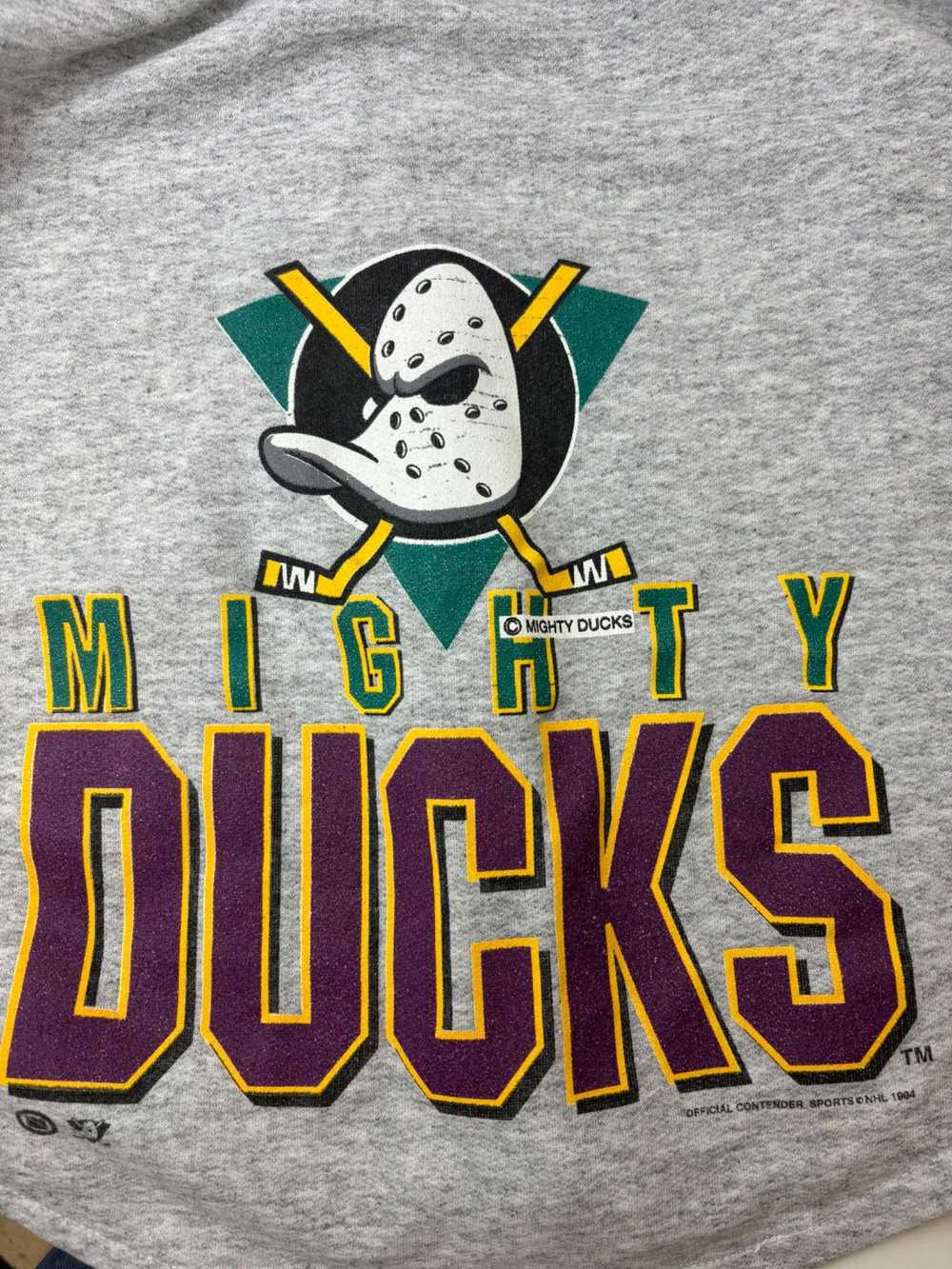 Other S 17x20 Vintage 1994 Mighty Ducks Button Up… - image 5