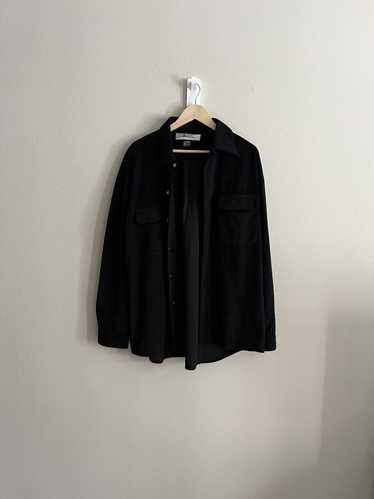 Streetwear × Vintage Black Button Up Shirt