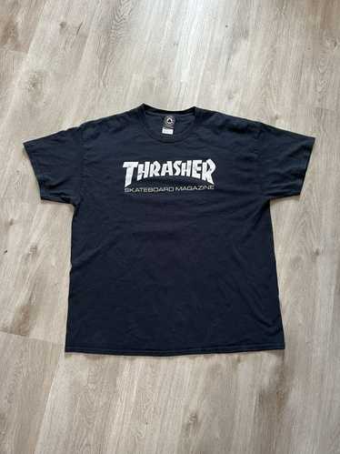 Streetwear × Thrasher × Vintage Thrasher Logo Blac