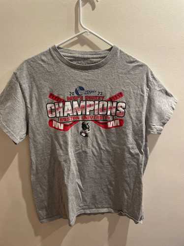 Blue Grey Boston University T shirt - image 1