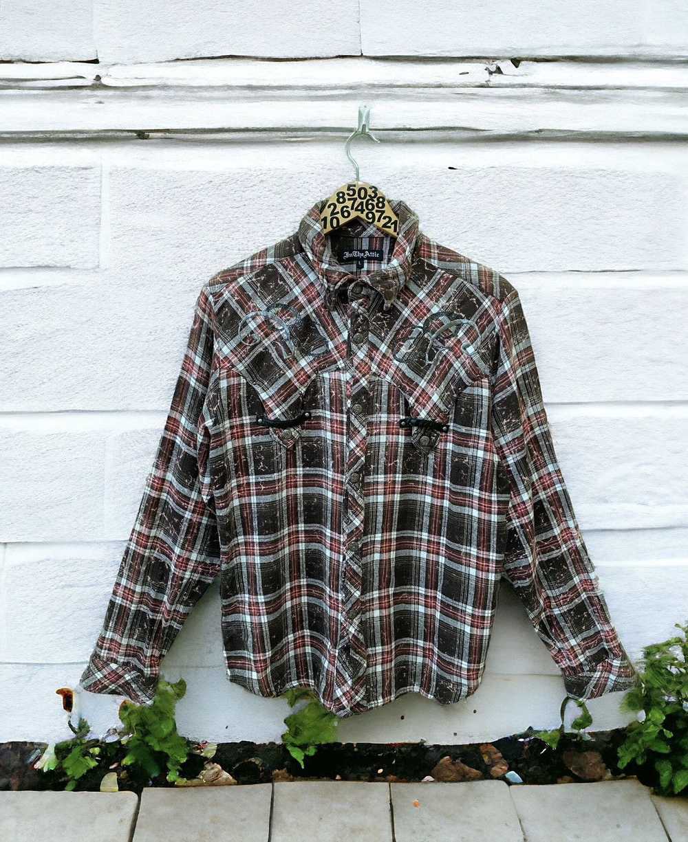 In The Attic × Japanese Brand IN THE ATTIC Plaid … - image 1