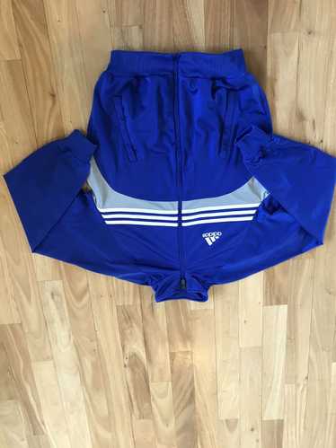 Adidas × Vintage Adidas Vintage Blue Zip-Up Sweats