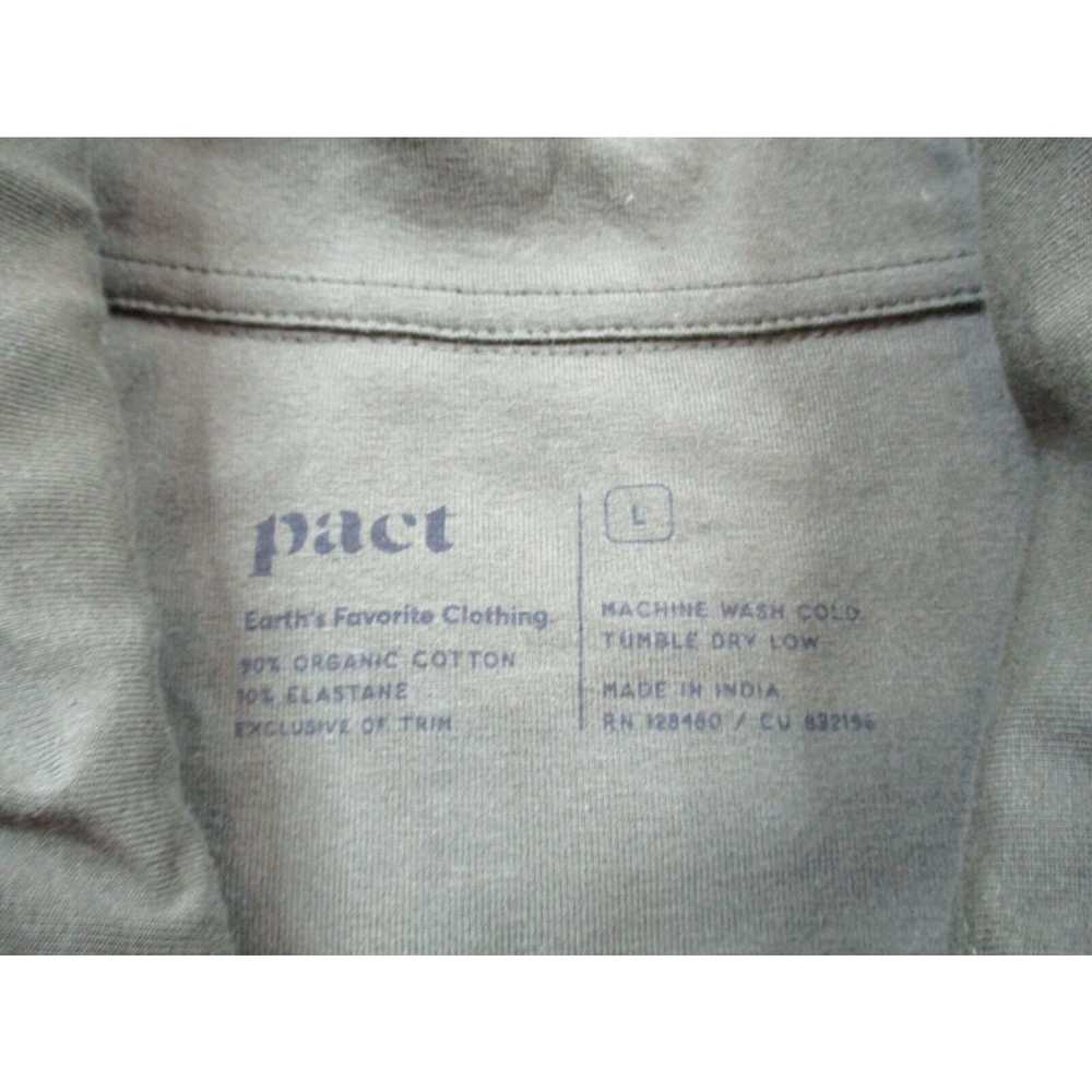 Vintage Pact Sweater Womens Large Green Full Zip … - image 2
