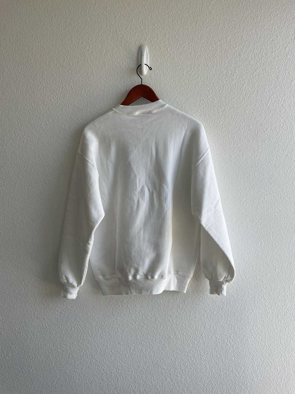 Streetwear × Vintage Vintage White Crewneck - image 3