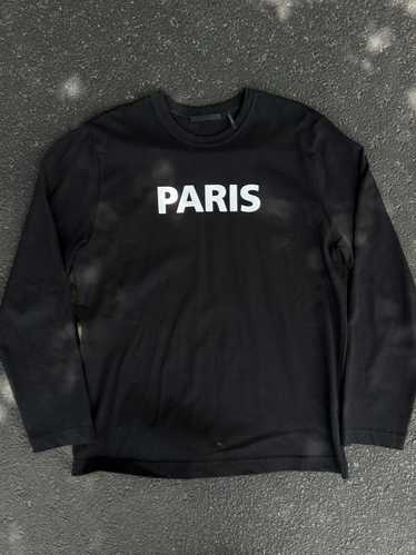 Helmut Lang Helmut Lang Black Paris Long Sleeve Ts