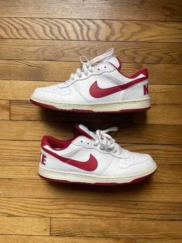 Nike × Vintage Rare “Big Nike” Low white/red