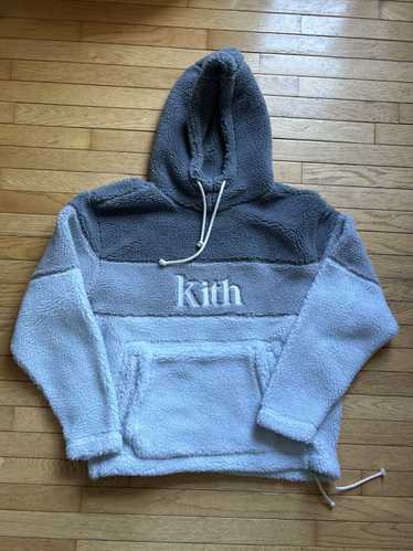 Kith Kith Sherpa Double Pocket Hoodie Pearl Blue