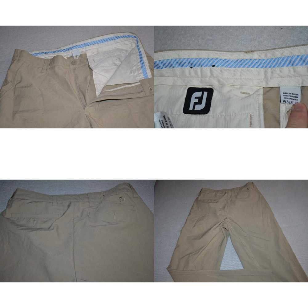 Footjoy 21570-a Footjoy Golf Pants Tan Polyester … - image 4