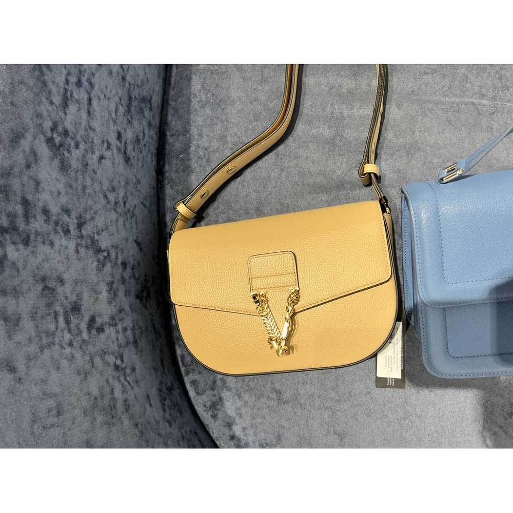 Versace Virtus leather handbag - image 3