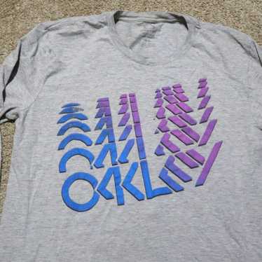 Oakley Oakley Gray Long Sleeve Tee T-Shirt Adult … - image 1