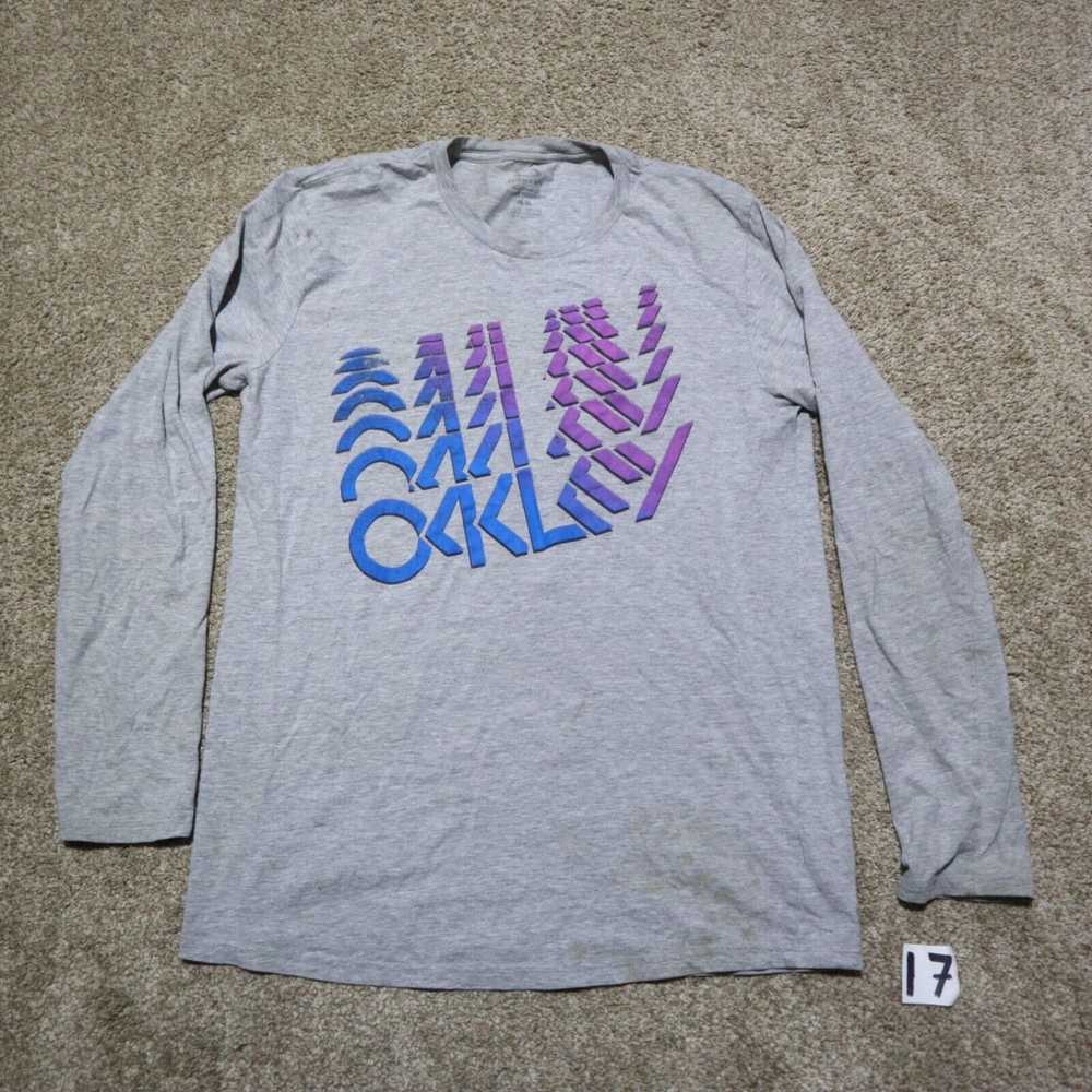 Oakley Oakley Gray Long Sleeve Tee T-Shirt Adult … - image 2