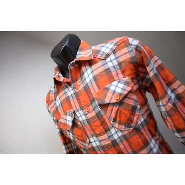 KAVU Kavu Flannel Camp Shirt Plaid Casual Mountain